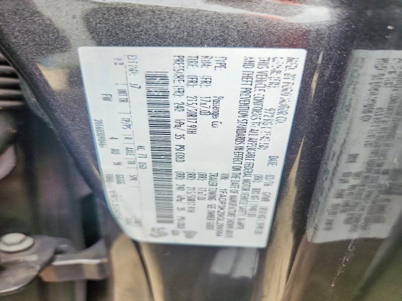 Auction sale of the 2016 Ford Focus, vin: 1FADP3K29GL299564, lot number: 52930206