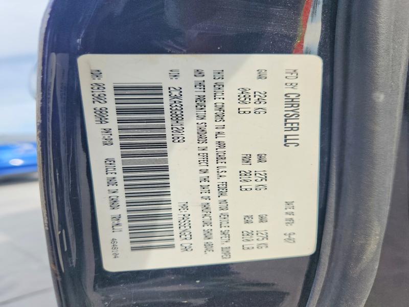 55373636 :رقم المزاد ، 2C3KA33G88H120169 vin ، 2008 Chrysler 300 مزاد بيع