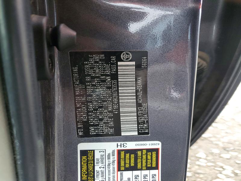 Aukcja sprzedaży 2008 Toyota Camry, vin: 4T1BE46K28U763535, numer aukcji: 52199406
