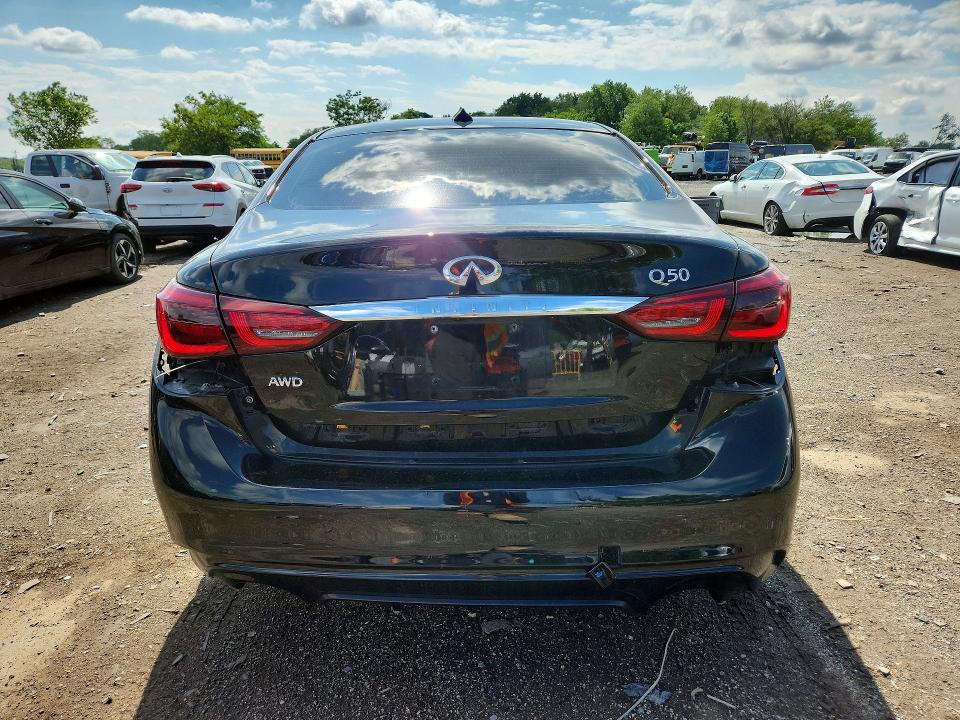 53543556 :رقم المزاد ، JN1EV7AR8KM593778 vin ، 2019 Infiniti Q50 مزاد بيع