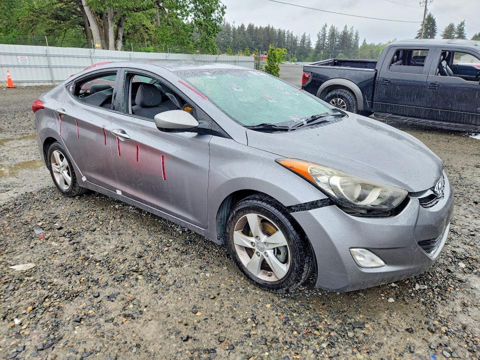2013 Hyundai Elantra მანქანა იყიდება აუქციონზე, vin: KMHDH4AE4DU491467, აუქციონის ნომერი: 52691176