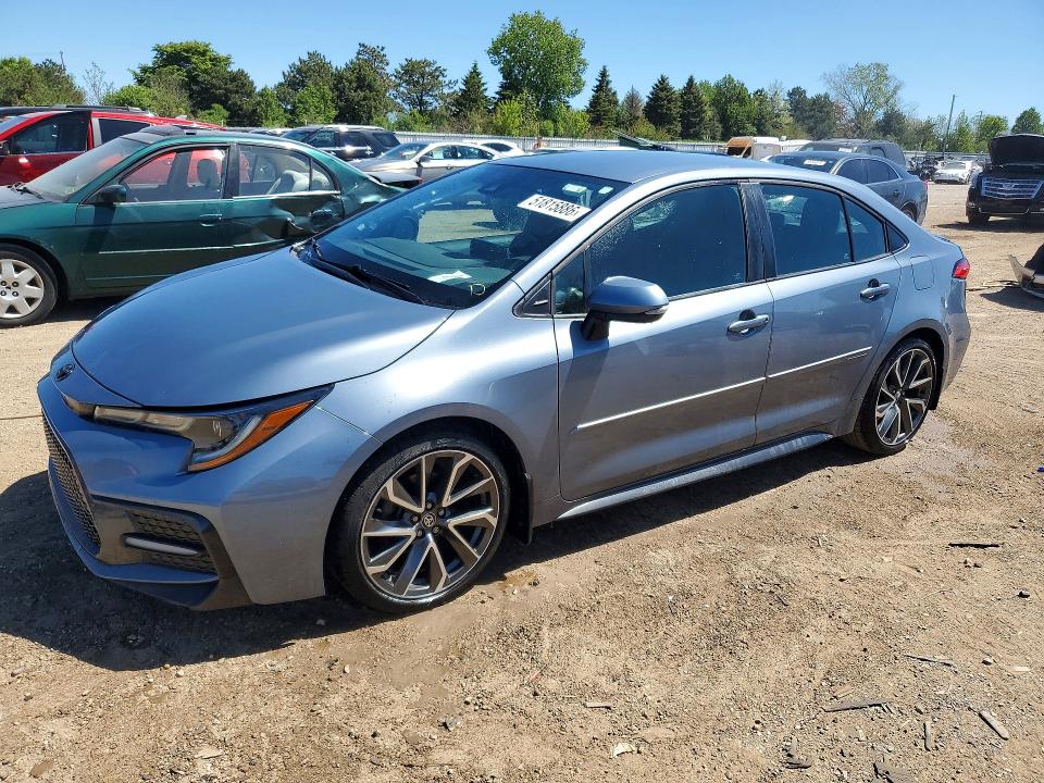 Продаж на аукціоні авто 2021 Toyota Corolla, vin: 5YFS4MCE0MP084974, номер лоту: 51815886