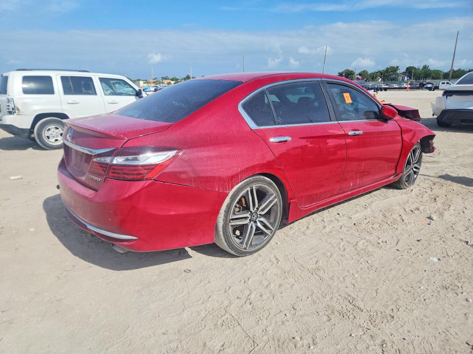 2016 Honda Accord მანქანა იყიდება აუქციონზე, vin: 1HGCR2F56GA245943, აუქციონის ნომერი: 51088556