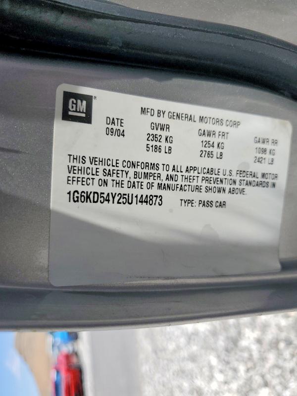 Продаж на аукціоні авто 2005 Cadillac Deville, vin: 1G6KD54Y25U144873, номер лоту: 54627656