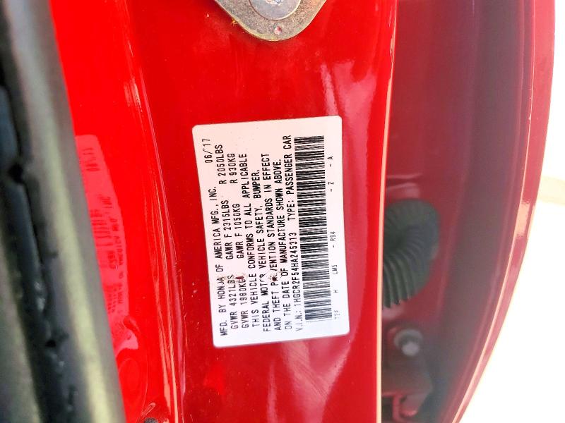 Продаж на аукціоні авто 2017 Honda Accord, vin: 1HGCR2F54HA245313, номер лоту: 53840636