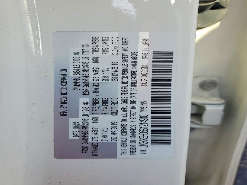 Продажа на аукционе авто 2025 Mazda Cx-90, vin: JM3KKEHD6S1214910, номер лота: 52922986