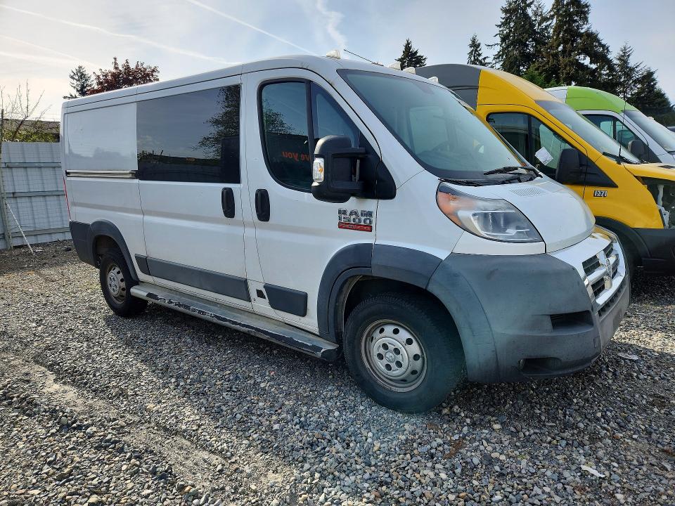 52199186 :رقم المزاد ، 3C6TRVAG9GE120674 vin ، 2016 Ram Promaster 1500 مزاد بيع