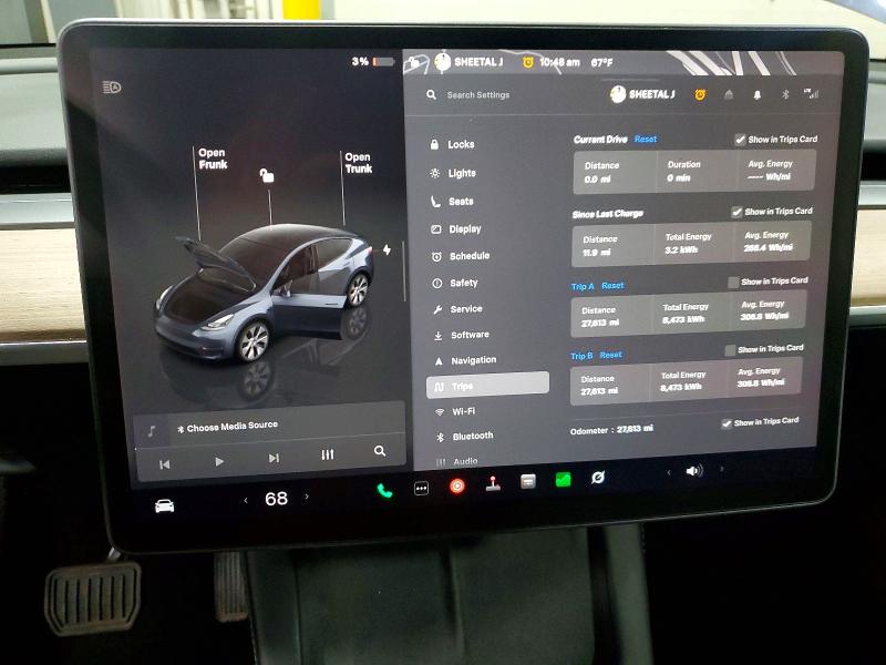 2023 Tesla Model Y მანქანა იყიდება აუქციონზე, vin: 7SAYGDEE7PF891154, აუქციონის ნომერი: 53447686
