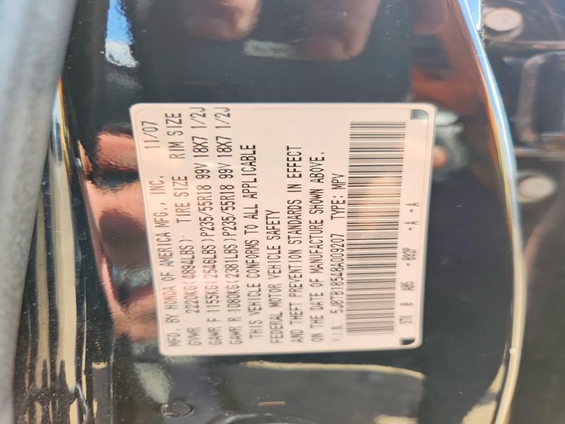 Продаж на аукціоні авто 2008 Acura Rdx, vin: 5J8TB18548A009207, номер лоту: 52038786