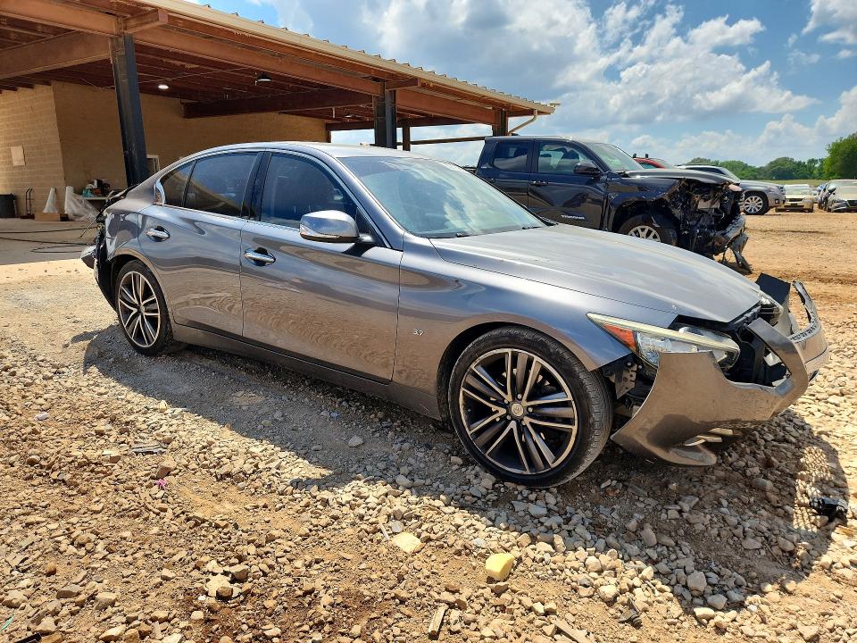 53876986 :رقم المزاد ، JN1BV7AP7EM691805 vin ، 2014 Infiniti Q50 مزاد بيع
