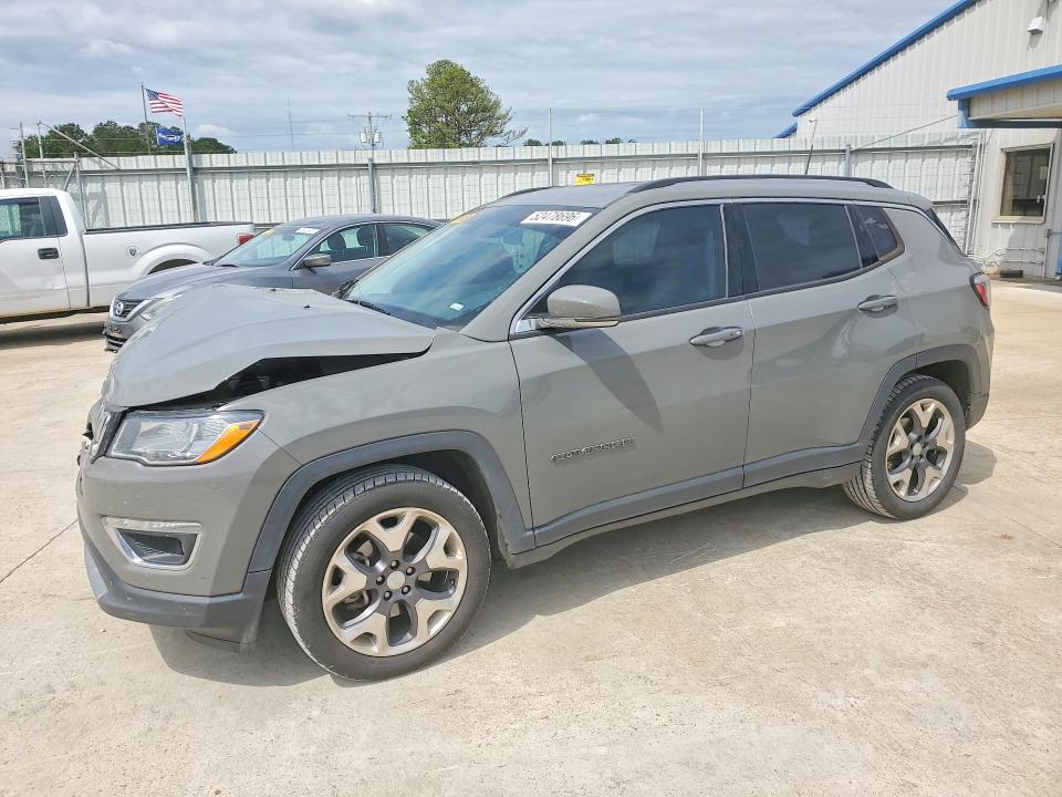 2019 Jeep Compass მანქანა იყიდება აუქციონზე, vin: 3C4NJCCB4KT802090, აუქციონის ნომერი: 52478696
