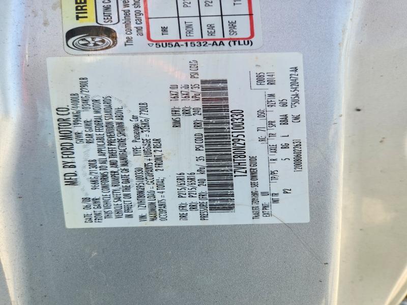 53039416 :رقم المزاد ، 1ZVHT80N295100330 vin ، 2009 Ford Mustang مزاد بيع