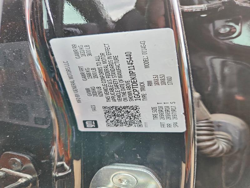Auction sale of the 2023 Chevrolet Colorado, vin: 1GCPTDEK0P1145440, lot number: 52397156