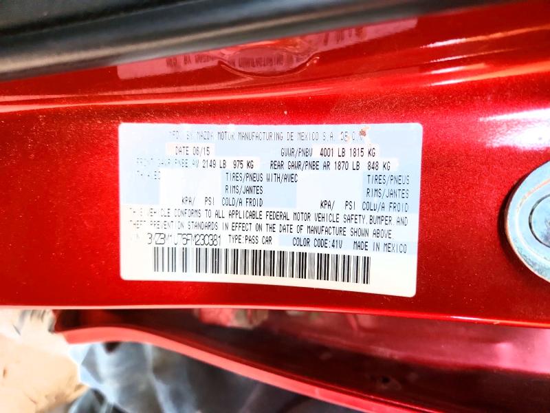 Aukcja sprzedaży 2015 Mazda 3, vin: 3MZBM1U76FM230381, numer aukcji: 53420496