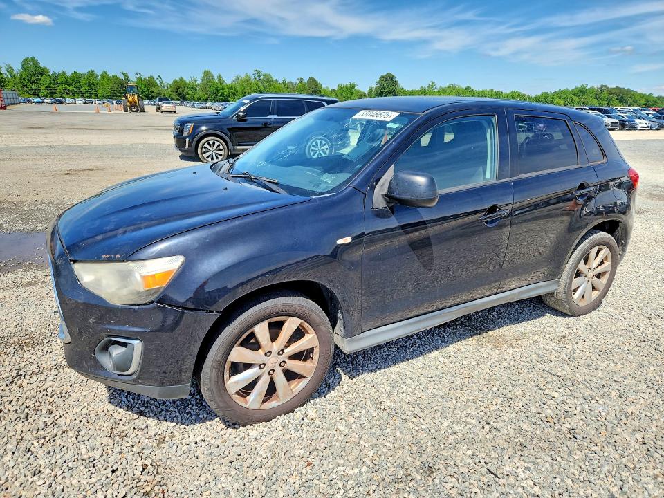 2014 Mitsubishi Outlander Sport მანქანა იყიდება აუქციონზე, vin: 4A4AP3AU2EE022796, აუქციონის ნომერი: 53048676