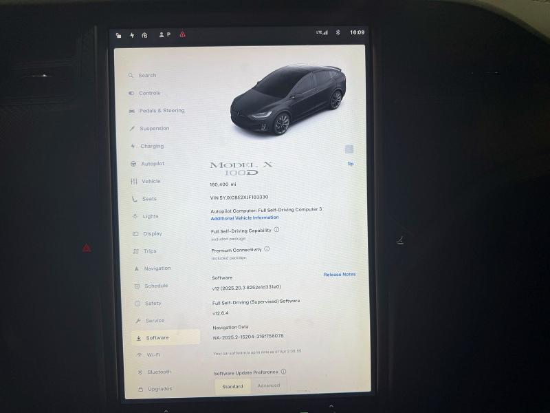 54701946 :رقم المزاد ، 5YJXCBE2XJF103330 vin ، 2018 Tesla Model X مزاد بيع