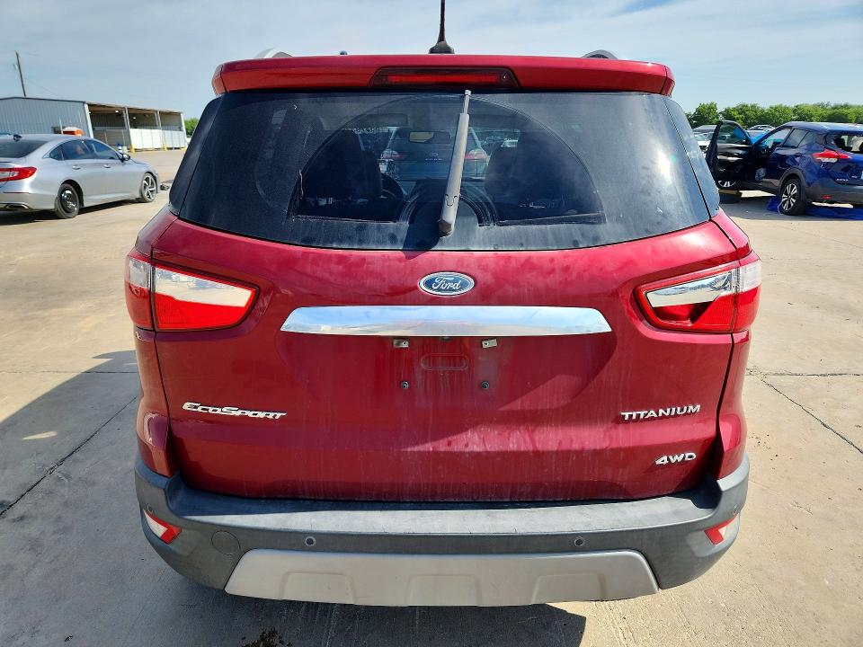 55379376 :رقم المزاد ، MAJ6S3KL7KC309937 vin ، 2019 Ford Ecosport مزاد بيع