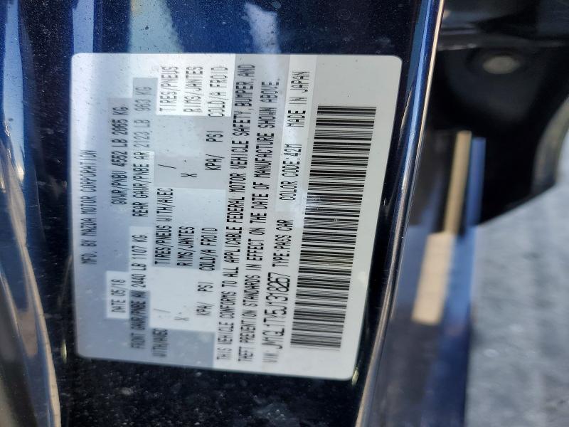 2018 Mazda 6 მანქანა იყიდება აუქციონზე, vin: JM1GL1TY5J1318267, აუქციონის ნომერი: 53665566