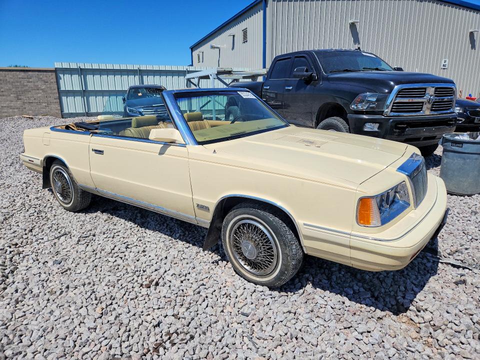 Продаж на аукціоні авто 1986 Chrysler Lebaron, vin: 1C3BC55E6GG118562, номер лоту: 55324216