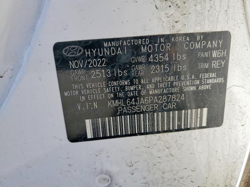 Продаж на аукціоні авто 2023 Hyundai Sonata, vin: KMHL64JA6PA287824, номер лоту: 54143626
