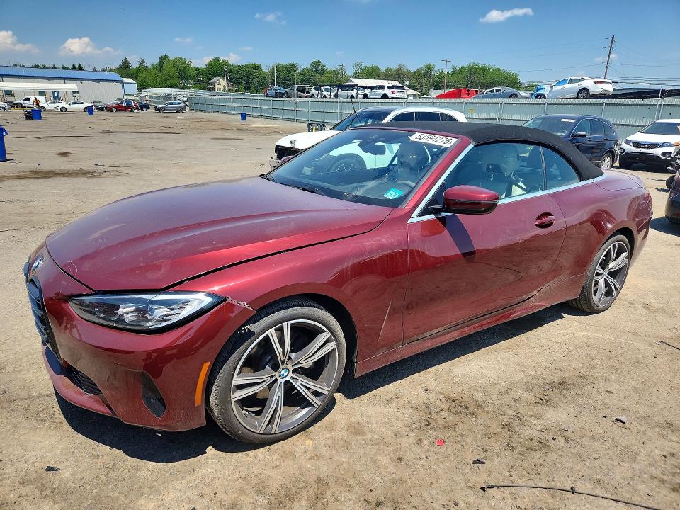 Aukcja sprzedaży 2022 Bmw 430i, vin: WBA23AT08NCK16652, numer aukcji: 53594276