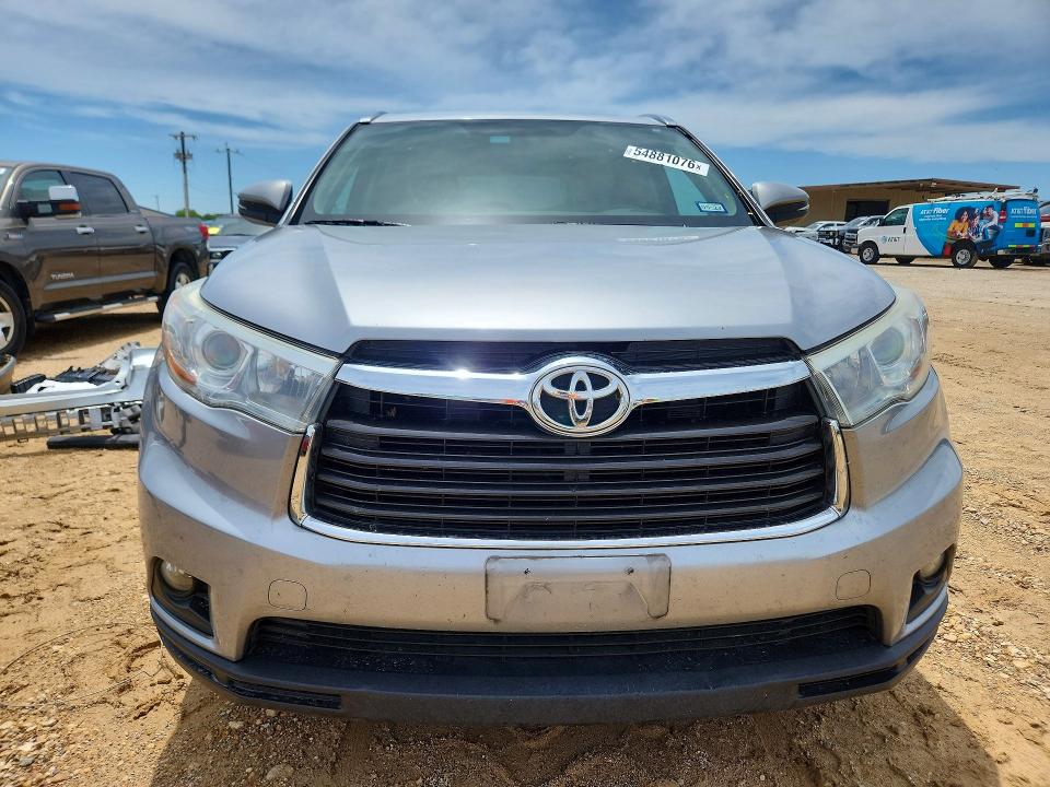 Продажа на аукционе авто 2015 Toyota Highlander, vin: 5TDJKRFH1FS187738, номер лота: 54881076