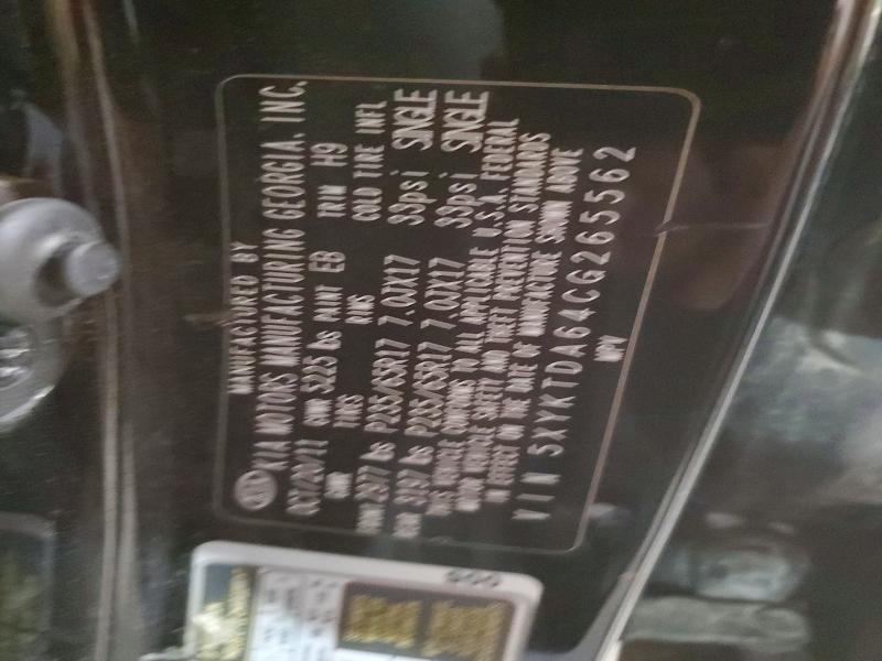 53779166 :رقم المزاد ، 5XYKTDA64CG265562 vin ، 2012 Kia Sorento مزاد بيع