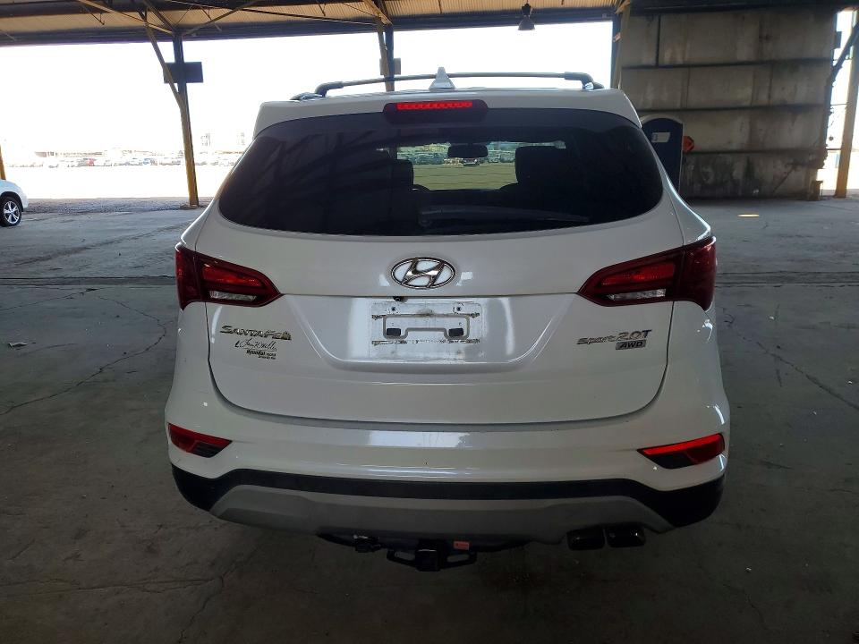 55053776 :رقم المزاد ، 5NMZUDLA6JH096578 vin ، 2018 Hyundai Santa Fe Sport مزاد بيع
