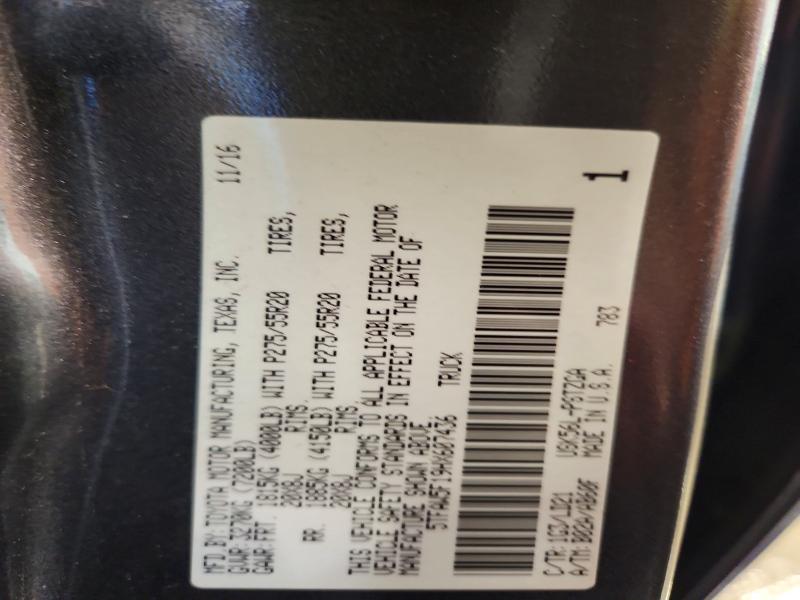 2017 Toyota Tundra მანქანა იყიდება აუქციონზე, vin: 5TFAW5F19HX607436, აუქციონის ნომერი: 53184576