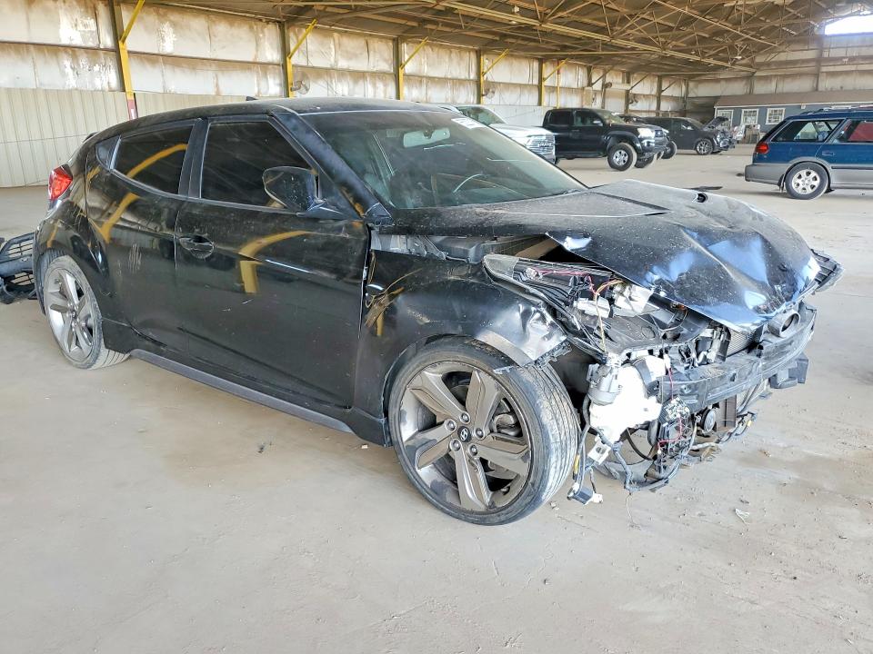 2015 Hyundai Veloster მანქანა იყიდება აუქციონზე, vin: KMHTC6AE3FU243509, აუქციონის ნომერი: 55222716