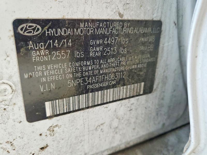 Aukcja sprzedaży 2015 Hyundai Sonata, vin: 5NPE34AF1FH063112, numer aukcji: 54250776