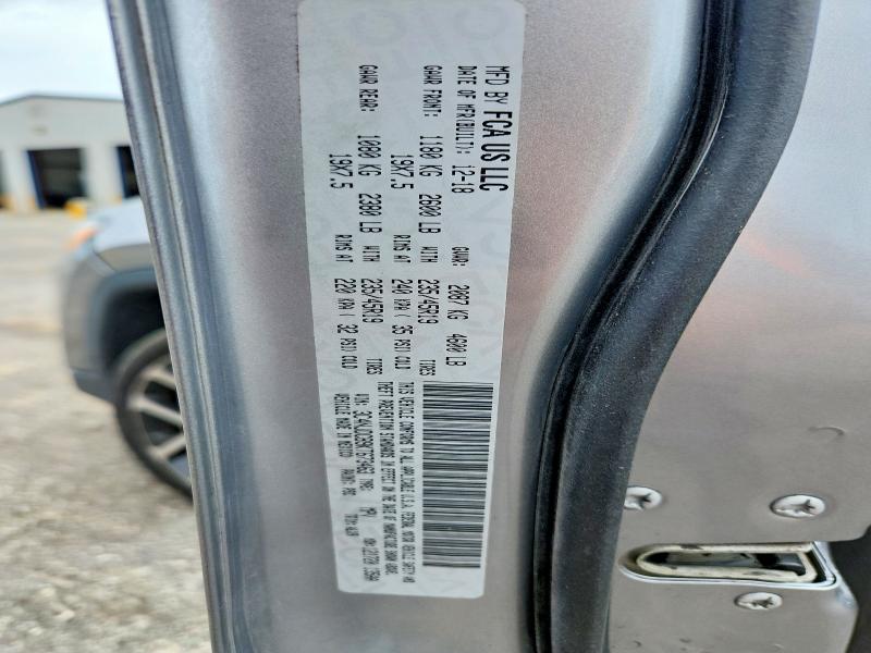 2019 Jeep Compass მანქანა იყიდება აუქციონზე, vin: 3C4NJDCB9KT673463, აუქციონის ნომერი: 53203176