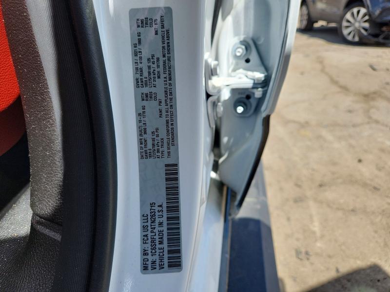 Auction sale of the 2026 Ram 1500, vin: 1C6SRFLP4TN263715, lot number: 53554936