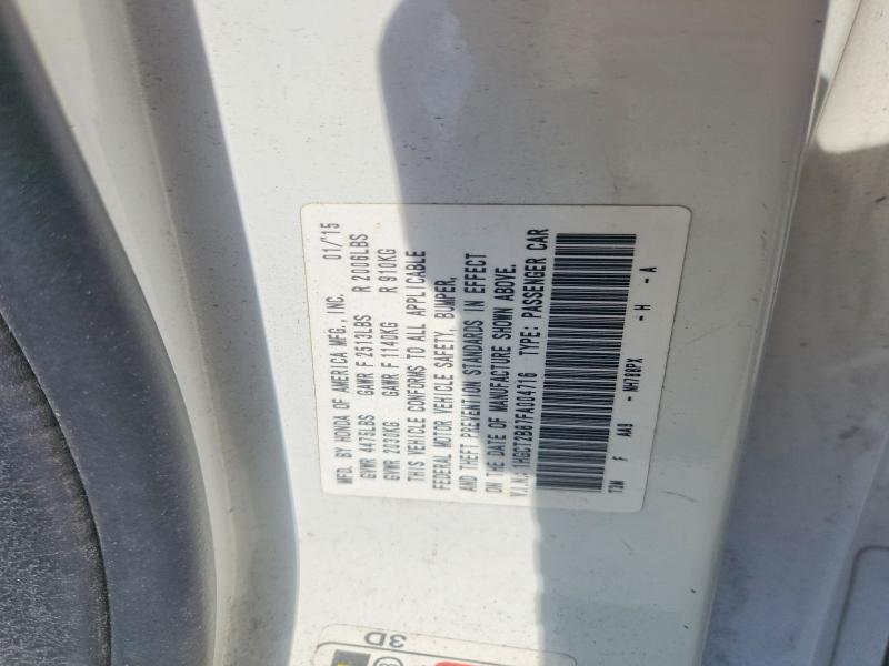 Продаж на аукціоні авто 2015 Honda Accord, vin: 1HGCT2B87FA004716, номер лоту: 54047606