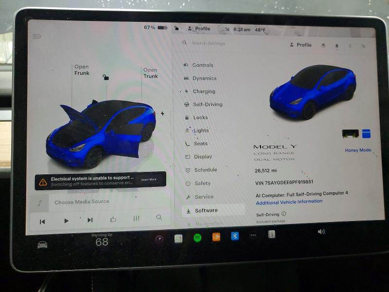 51969816 :رقم المزاد ، 7SAYGDEE6PF919851 vin ، 2023 Tesla Model Y مزاد بيع