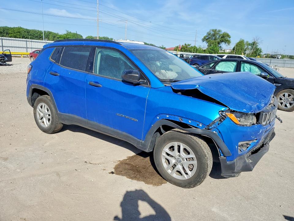 Продажа на аукционе авто 2018 Jeep Compass, vin: 3C4NJDAB5JT104224, номер лота: 53518346