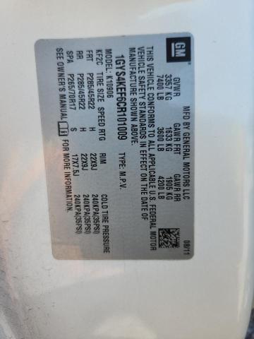 Aukcja sprzedaży 2012 Cadillac Escalade, vin: 1GYS4KEF6CR101009, numer aukcji: 53164456