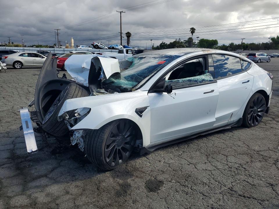 2022 Tesla Model 3 მანქანა იყიდება აუქციონზე, vin: 5YJ3E1EC5NF112258, აუქციონის ნომერი: 55297296