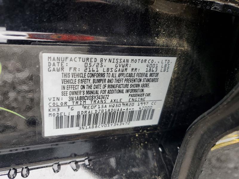Aukcja sprzedaży 2025 Nissan Sentra, vin: 3N1AB8CV0SY343472, numer aukcji: 51751846
