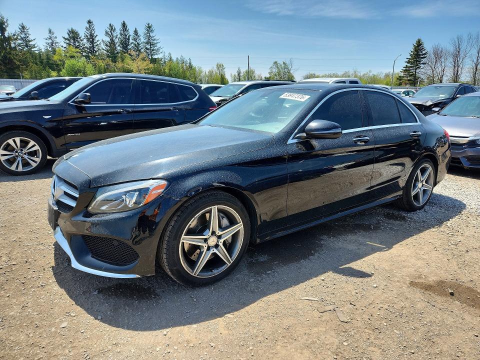 53947376 :رقم المزاد ، 55SWF4KB5GU131630 vin ، 2016 Mercedes-benz C مزاد بيع