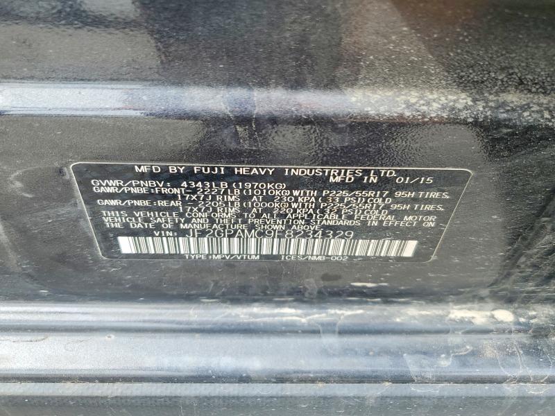 52690756 :رقم المزاد ، JF2GPAMC9F8234329 vin ، 2015 Subaru Xv Crosstrek مزاد بيع