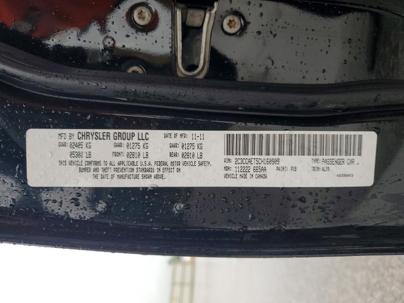 Aukcja sprzedaży 2012 Chrysler 300c, vin: 2C3CCAET5CH160909, numer aukcji: 52248956