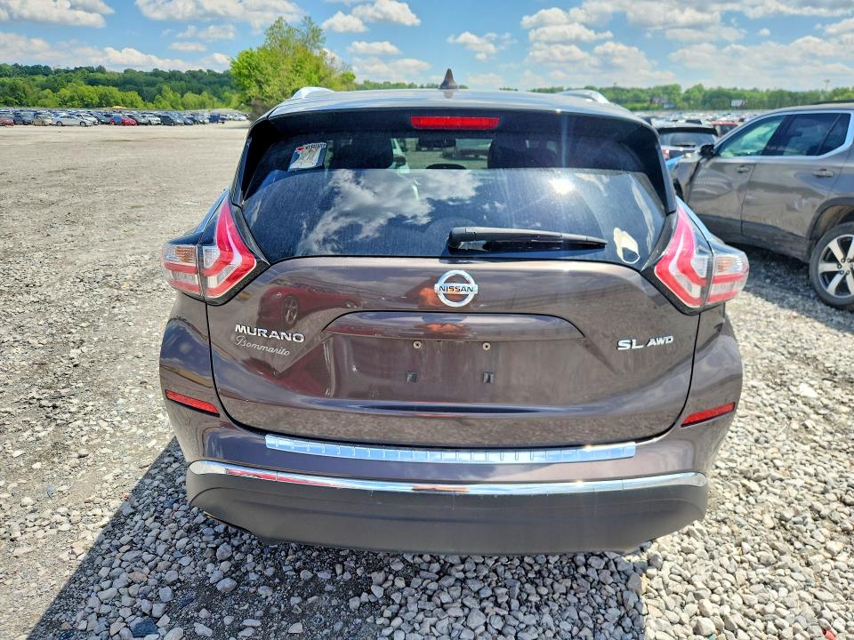 51785036 :رقم المزاد ، 5N1AZ2MH0HN109350 vin ، 2017 Nissan Murano مزاد بيع
