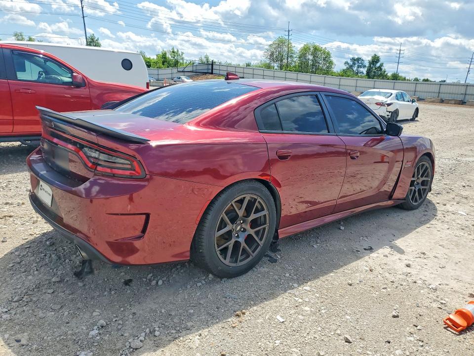 52060946 :رقم المزاد ، 2C3CDXGJ4HH615736 vin ، 2017 Dodge Charger مزاد بيع