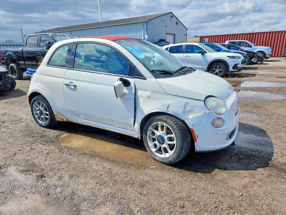 2012 Fiat 500 მანქანა იყიდება აუქციონზე, vin: 3C3CFFDR4CT130849, აუქციონის ნომერი: 51335116