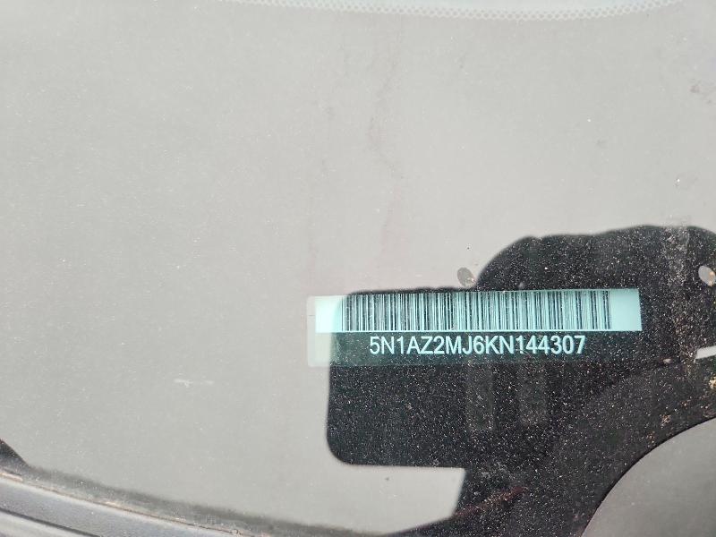 Продажа на аукционе авто 2019 Nissan Murano, vin: 5N1AZ2MJ6KN144307, номер лота: 53117426