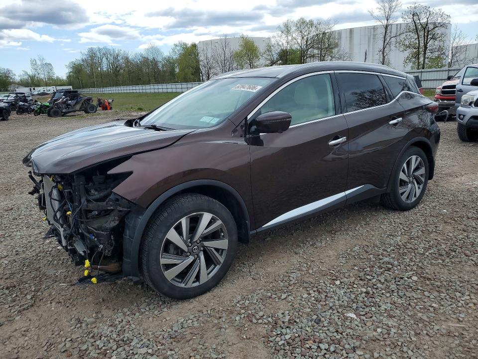2019 Nissan Murano მანქანა იყიდება აუქციონზე, vin: 5N1AZ2MS3KN137548, აუქციონის ნომერი: 52847606