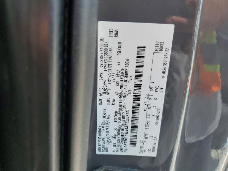 Продажа на аукционе авто 2018 Ford F150, vin: 1FTMF1E54JFE25763, номер лота: 52441756