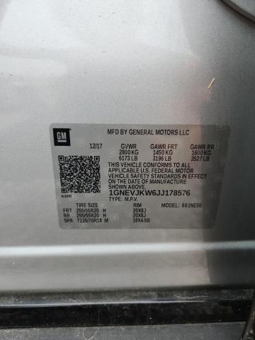 Продажа на аукционе авто 2018 Chevrolet Traverse, vin: 1GNEVJKW6JJ178576, номер лота: 54311916