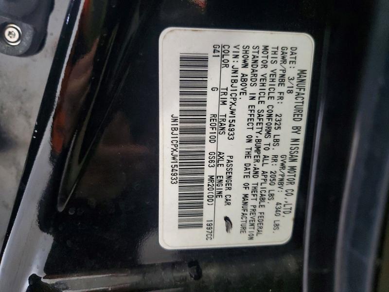 Aukcja sprzedaży 2018 Nissan Rogue Sport, vin: JN1BJ1CPXJW154933, numer aukcji: 53591986